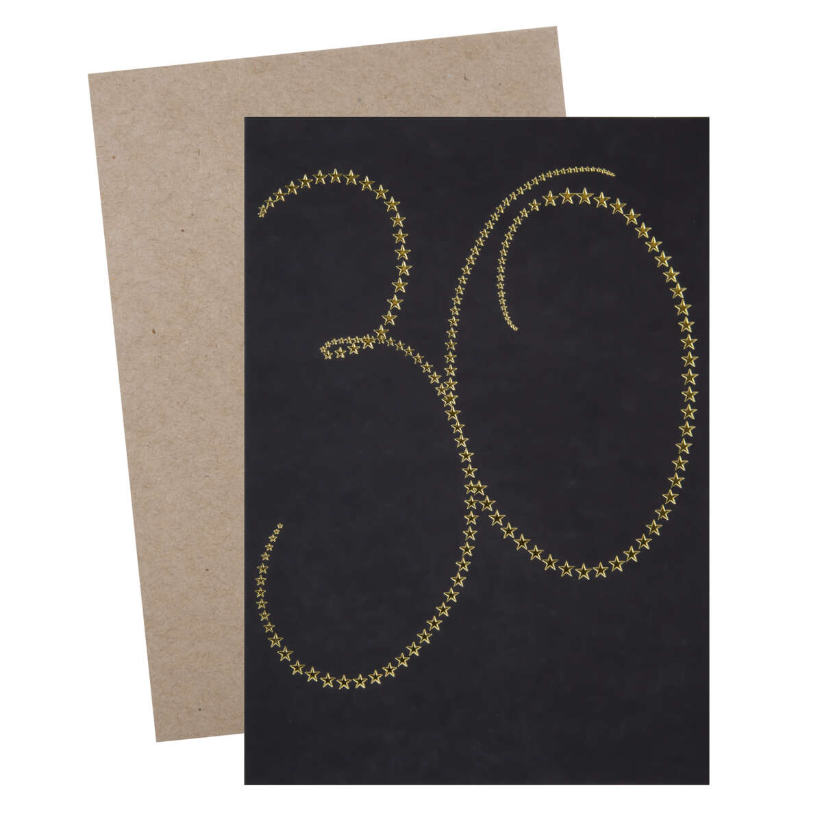 Kort 30 år Sort/gull