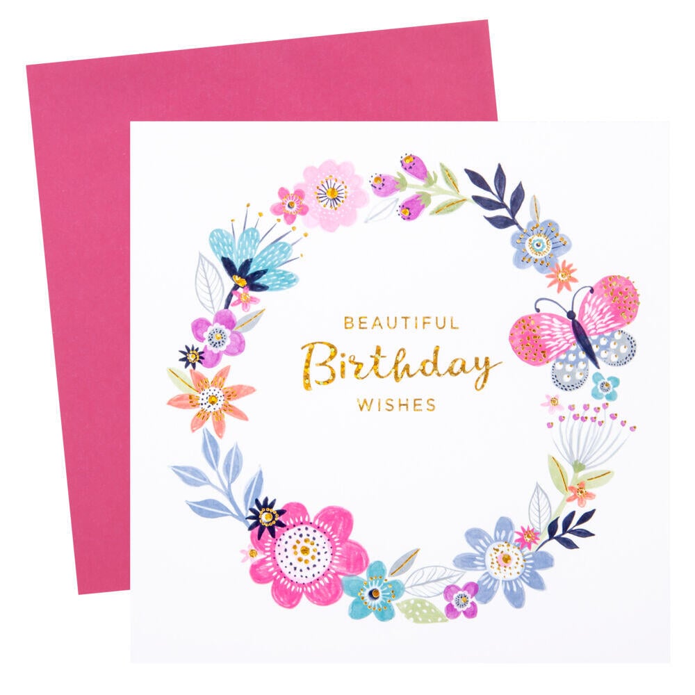 Kort Beautiful birthday wishes