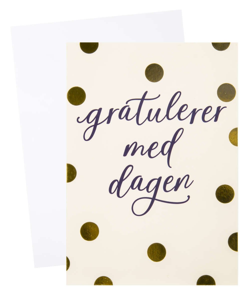 Kort Gratulerer med dagen
