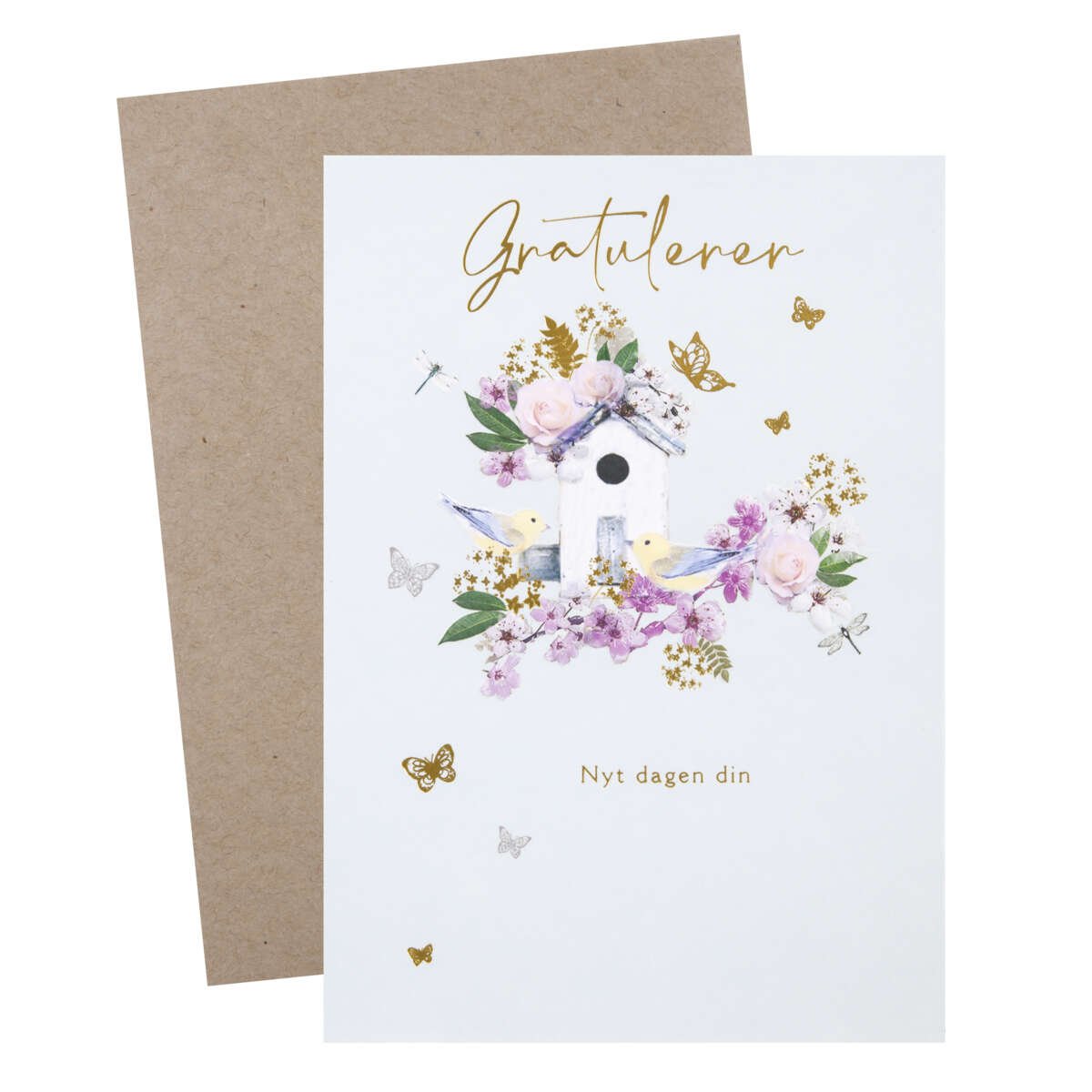 Kort Gratulerer - nyt dagen din