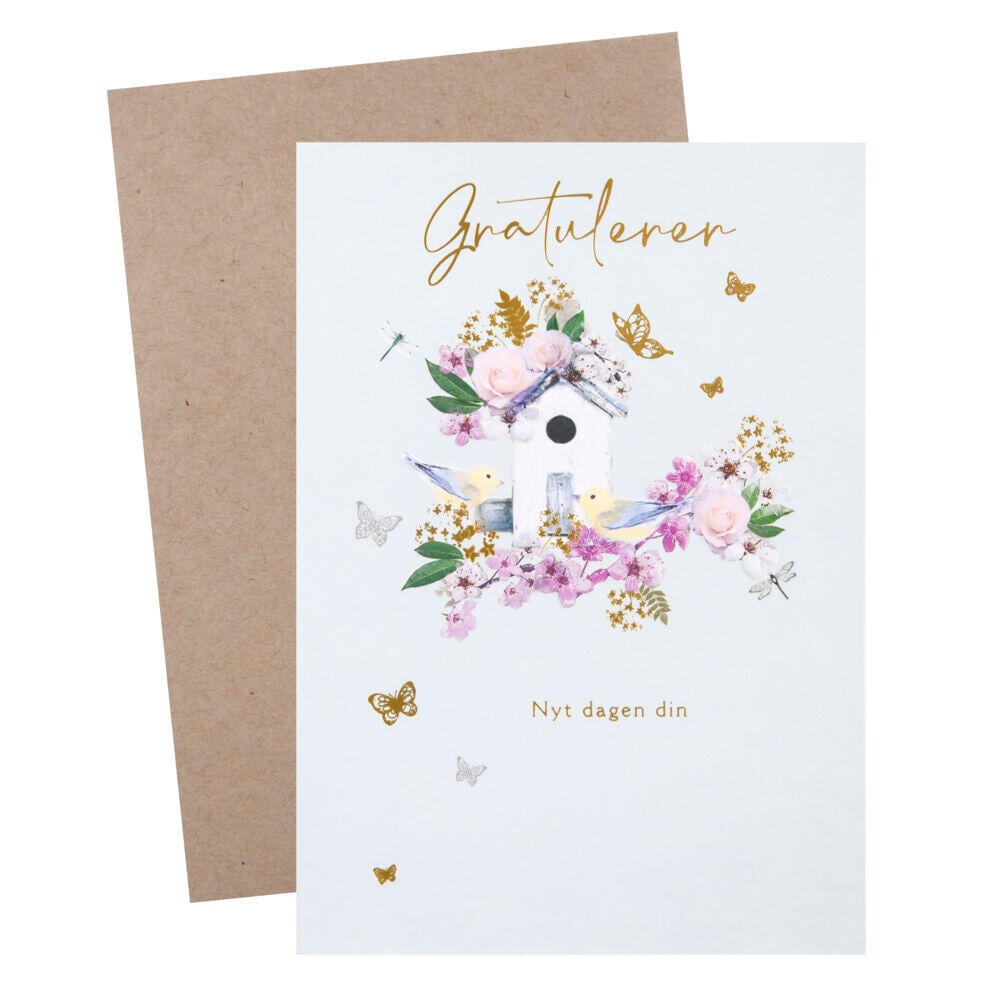 Kort Gratulerer - nyt dagen din