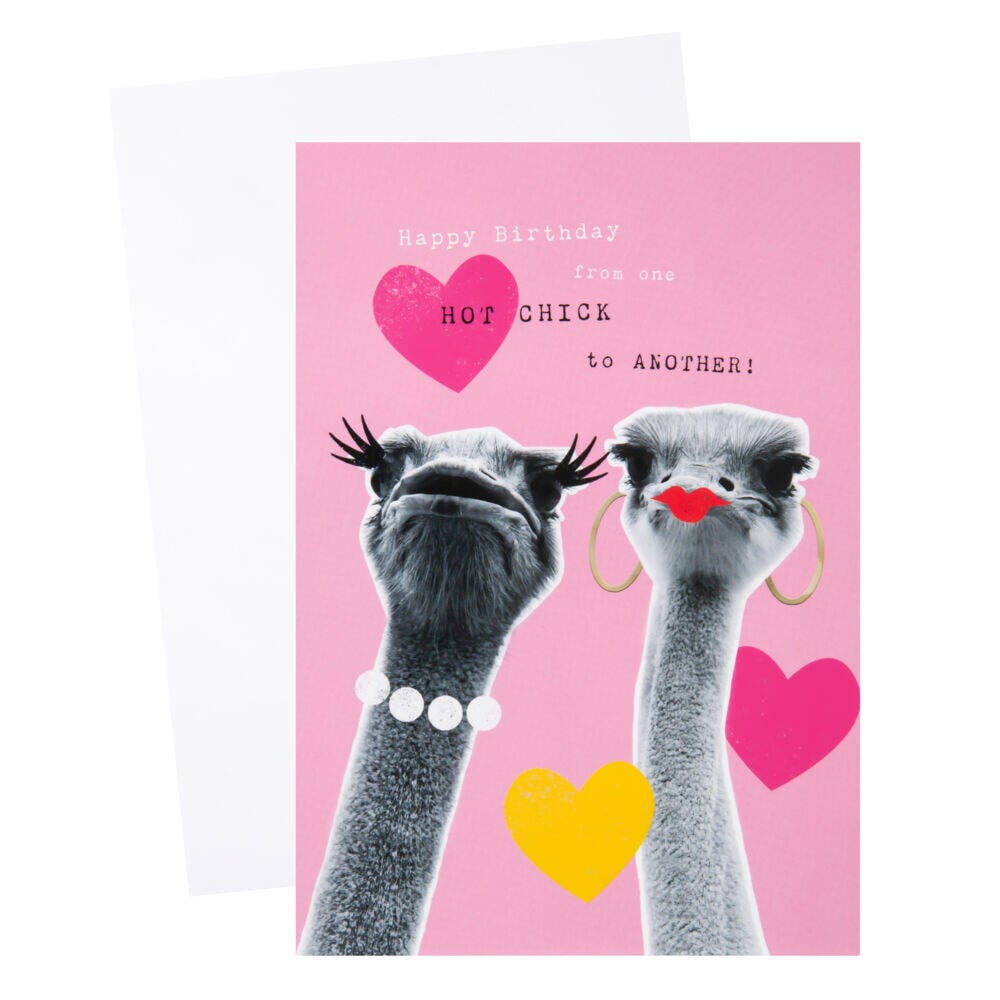 Kort Gratulerer! Hot Chick