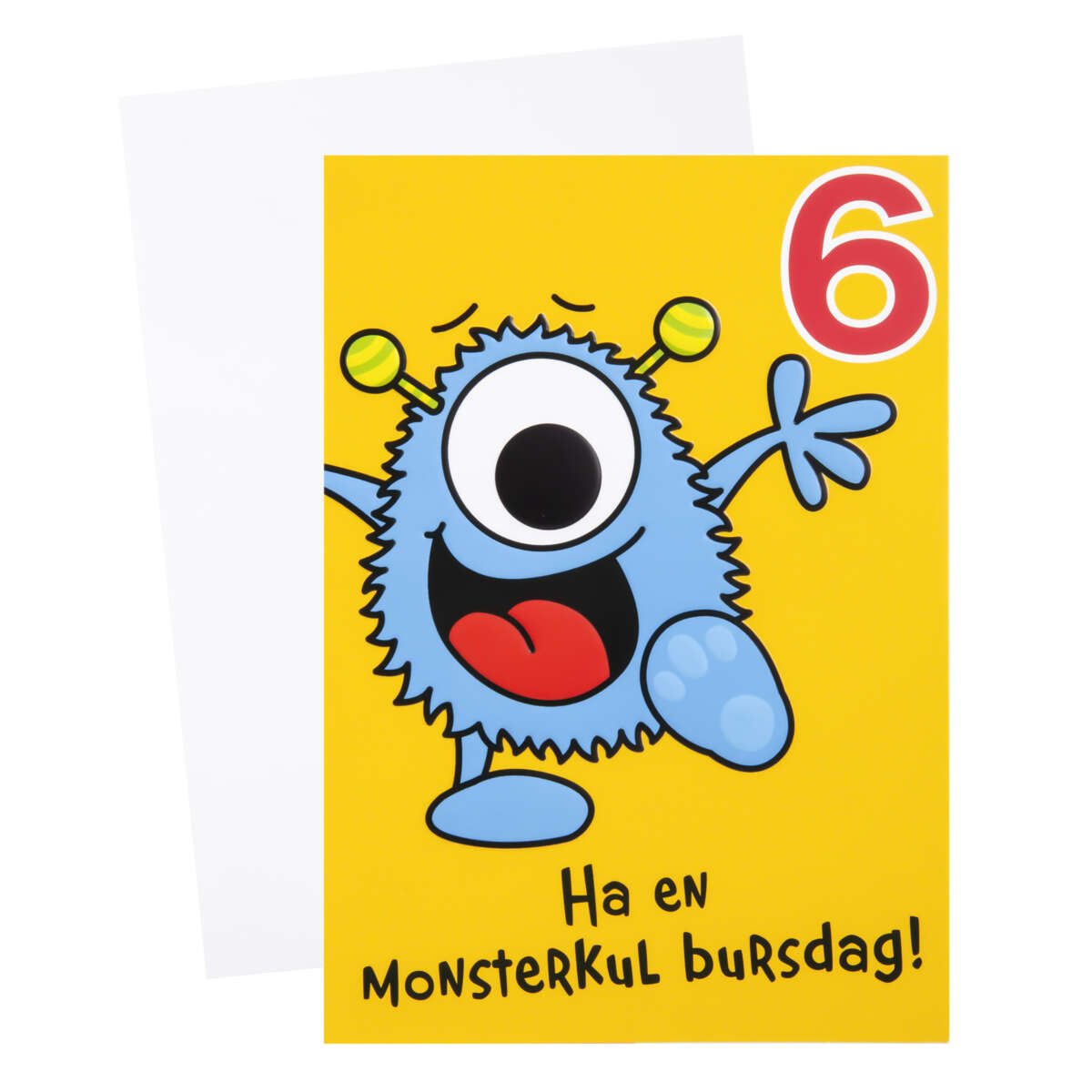 Kort 6 år Enøyd Monster