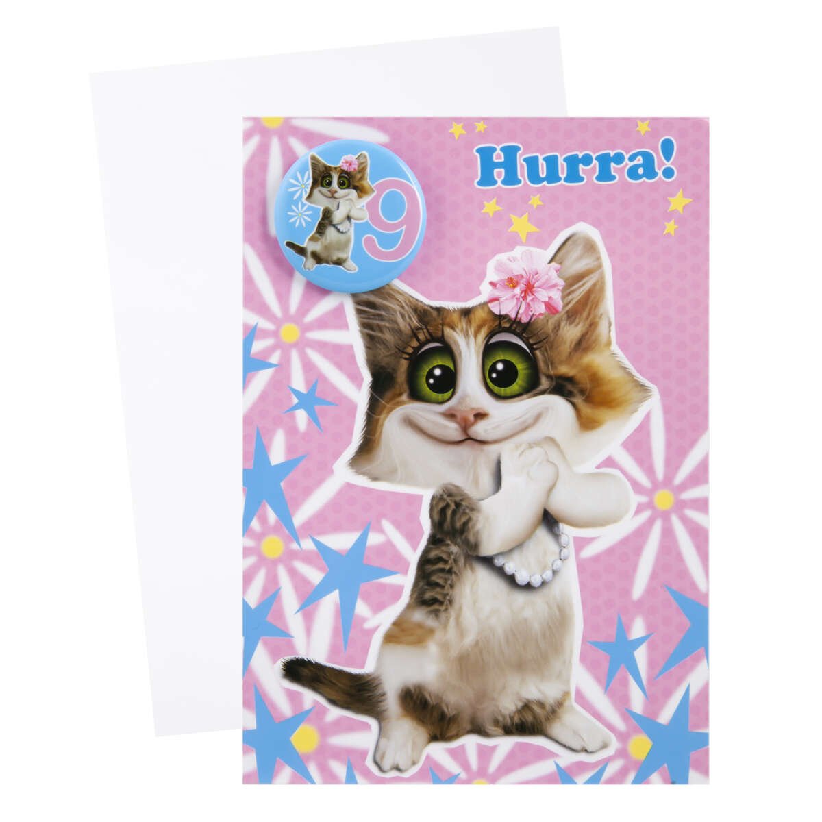 Kort 9 år Søt katt