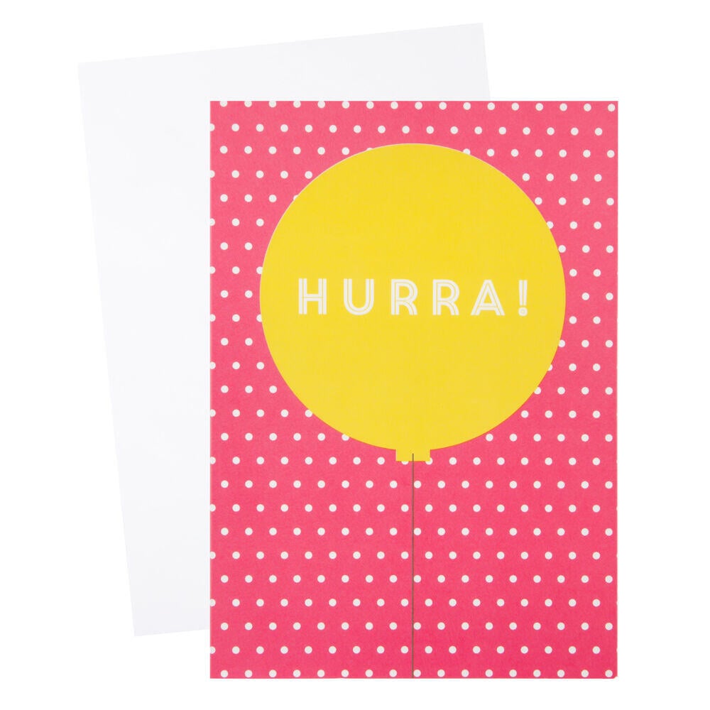 Kort Hurra ballong