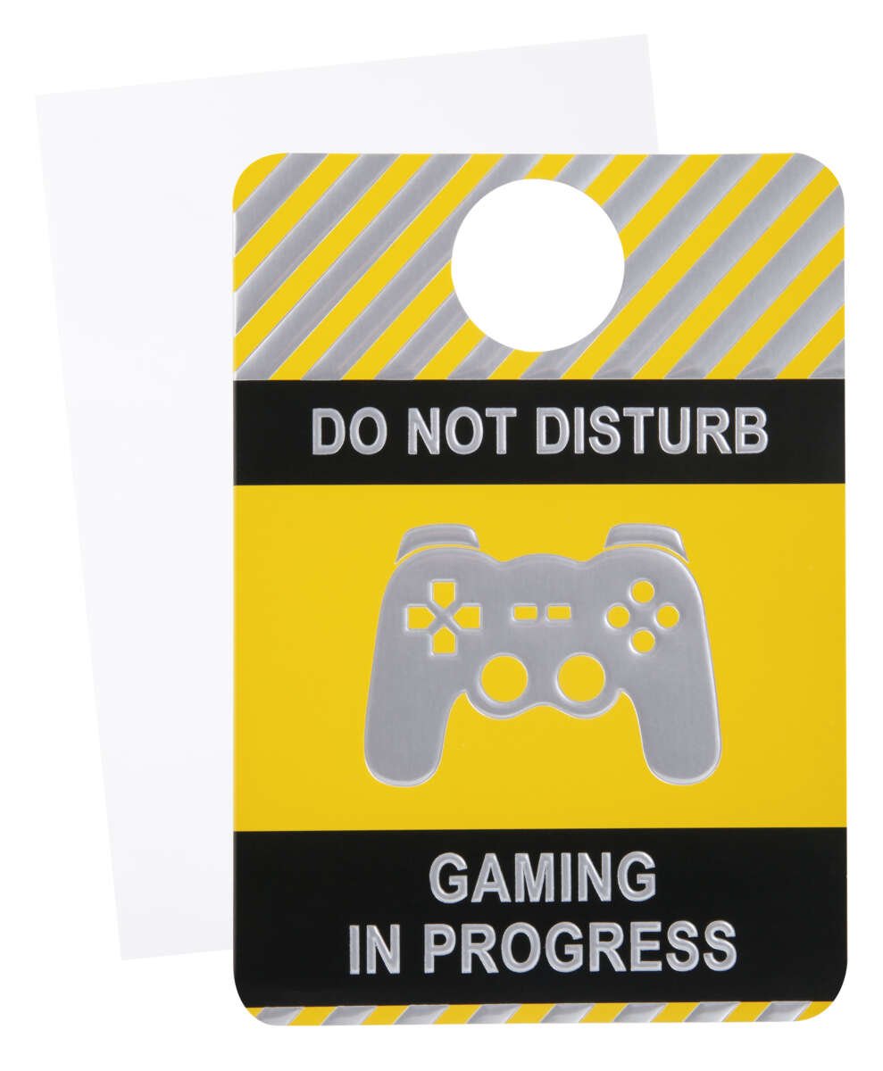Kort Do not disturb - gaming in progress