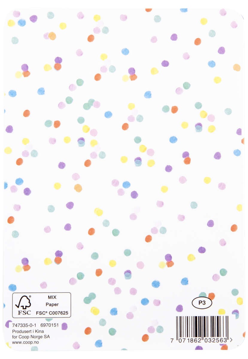 Kort Happy Birthday!