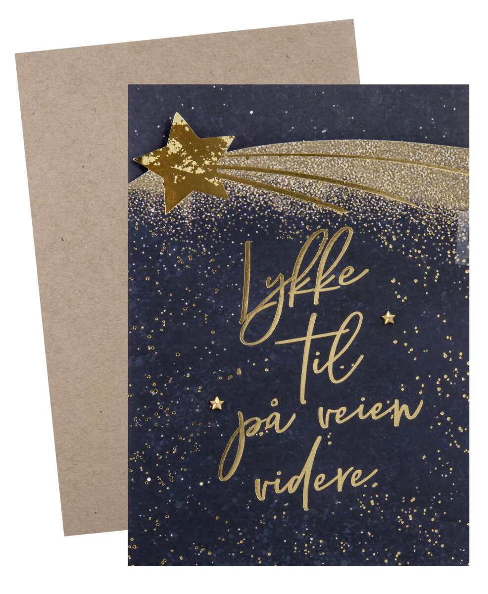 Kort Lykke til på veien videre