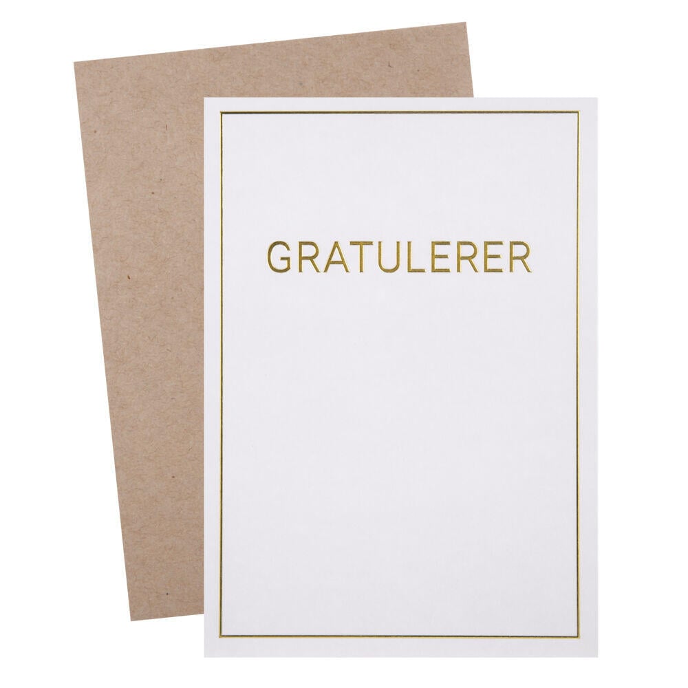 Kort Gratulerer
