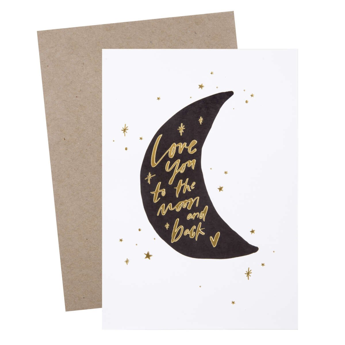 Kort Love you to the moon and back