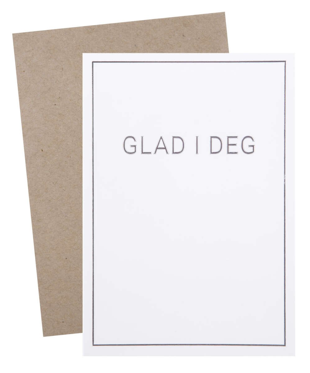 Kort Glad i deg
