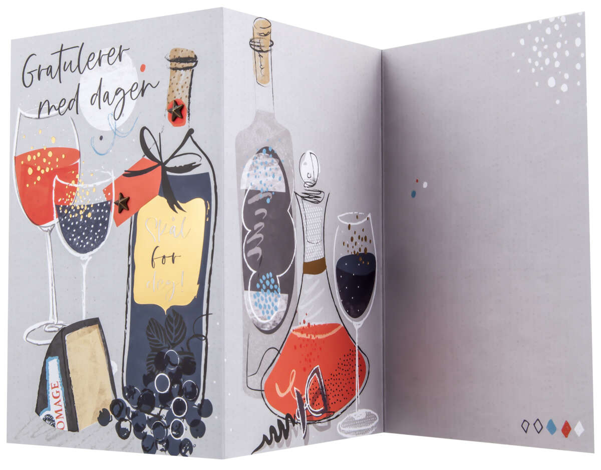 Kort Gratulerer med dagen