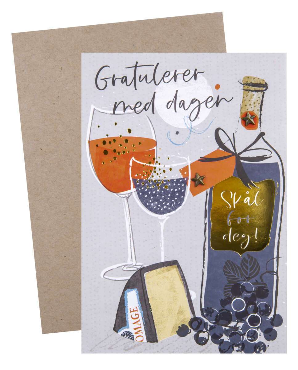 Kort Gratulerer med dagen