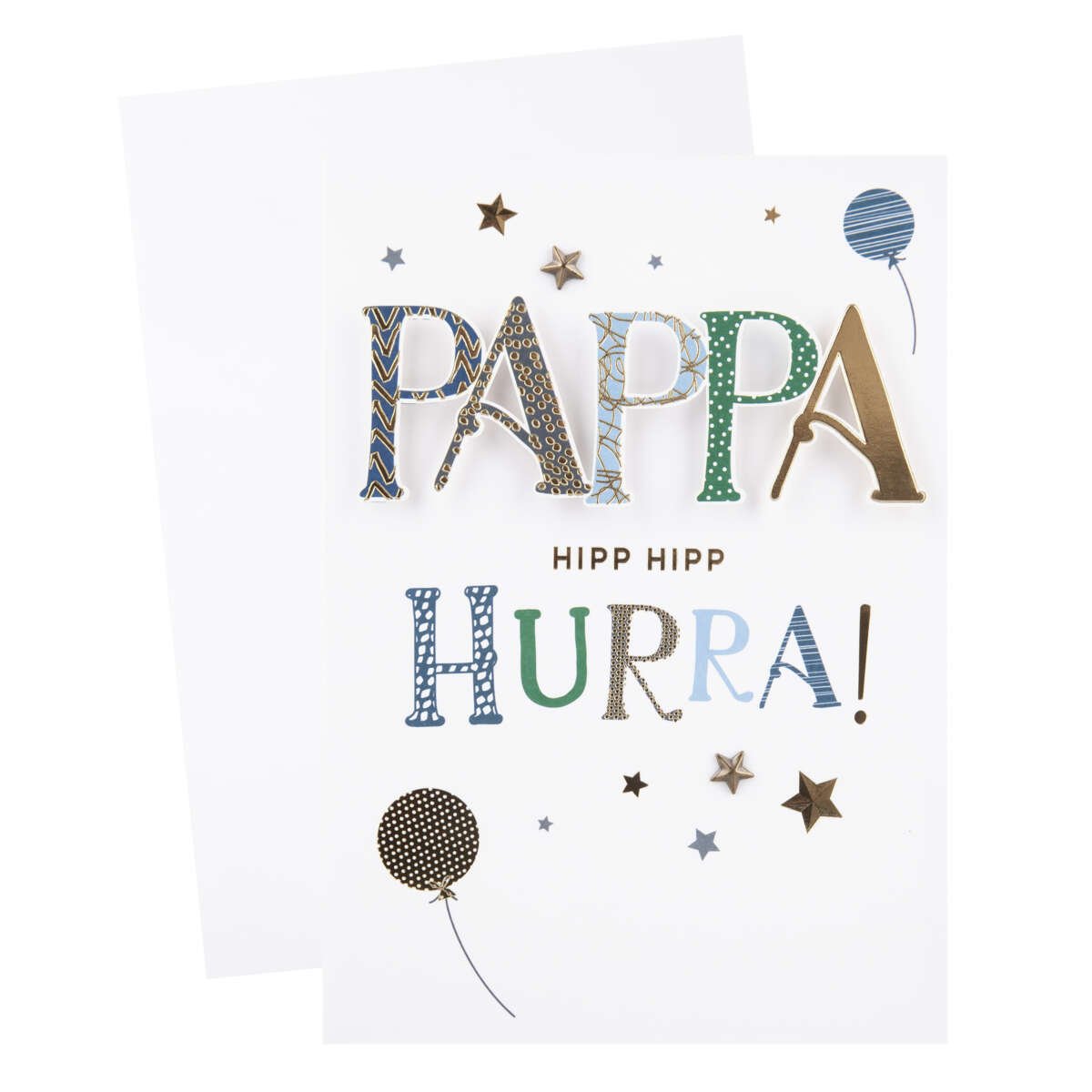 Kort Hipp hipp hurra Pappa