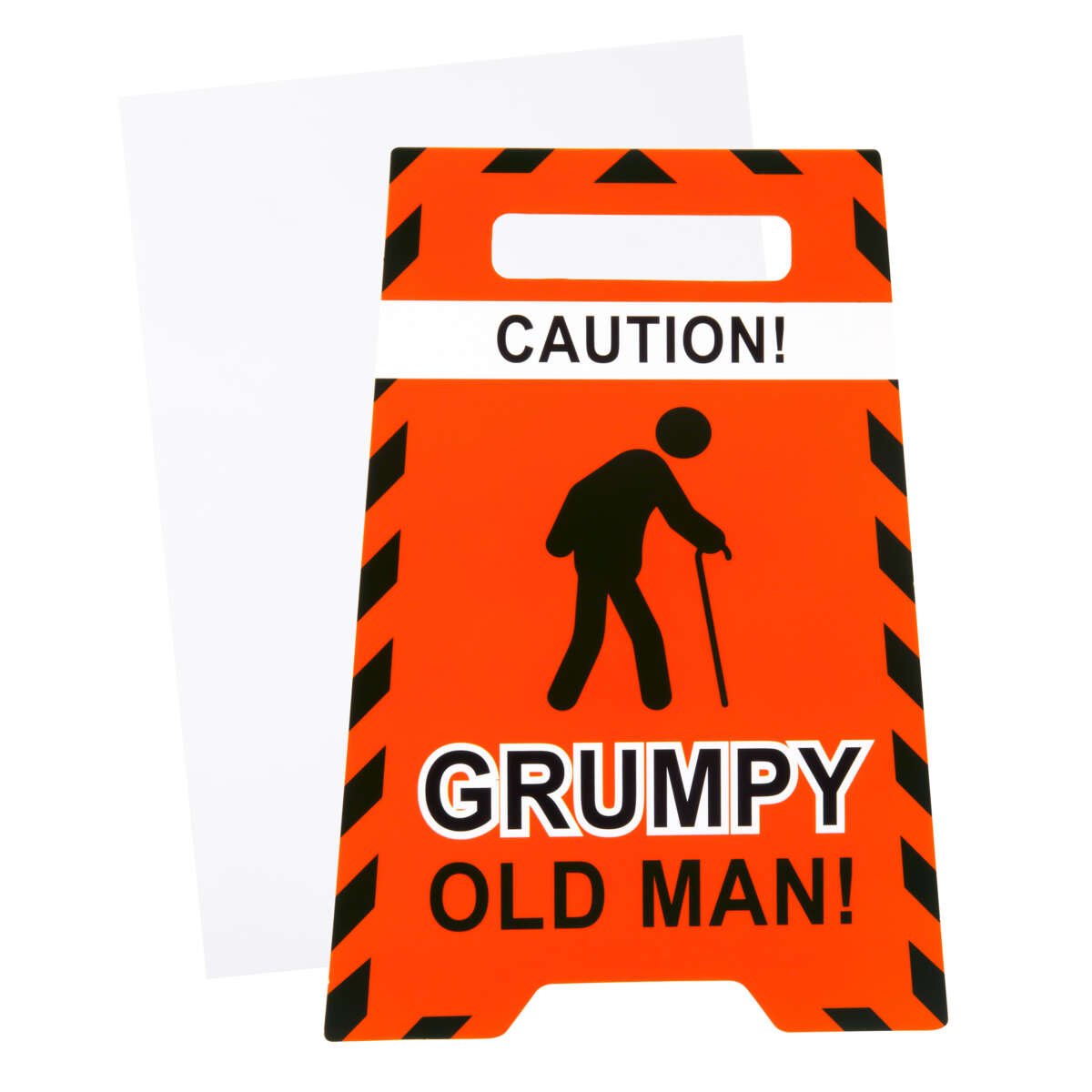 Kort Caution! Grumpy old man
