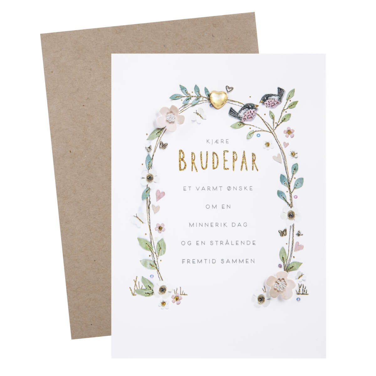 Kort Kjære brudepar