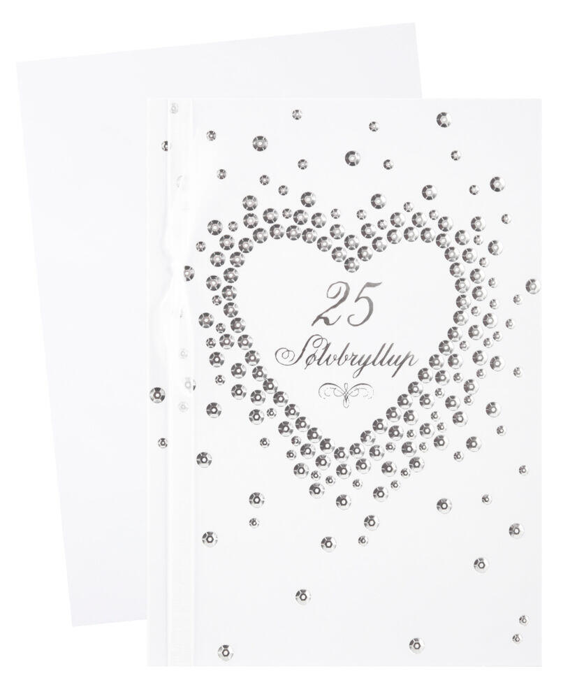 Kort 25 år Sølvbryllup