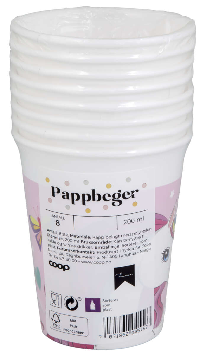 Pappbeger 8-pk