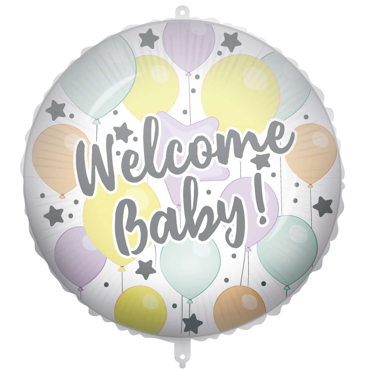 Folieballong Welcome Baby ø: 46 cm
