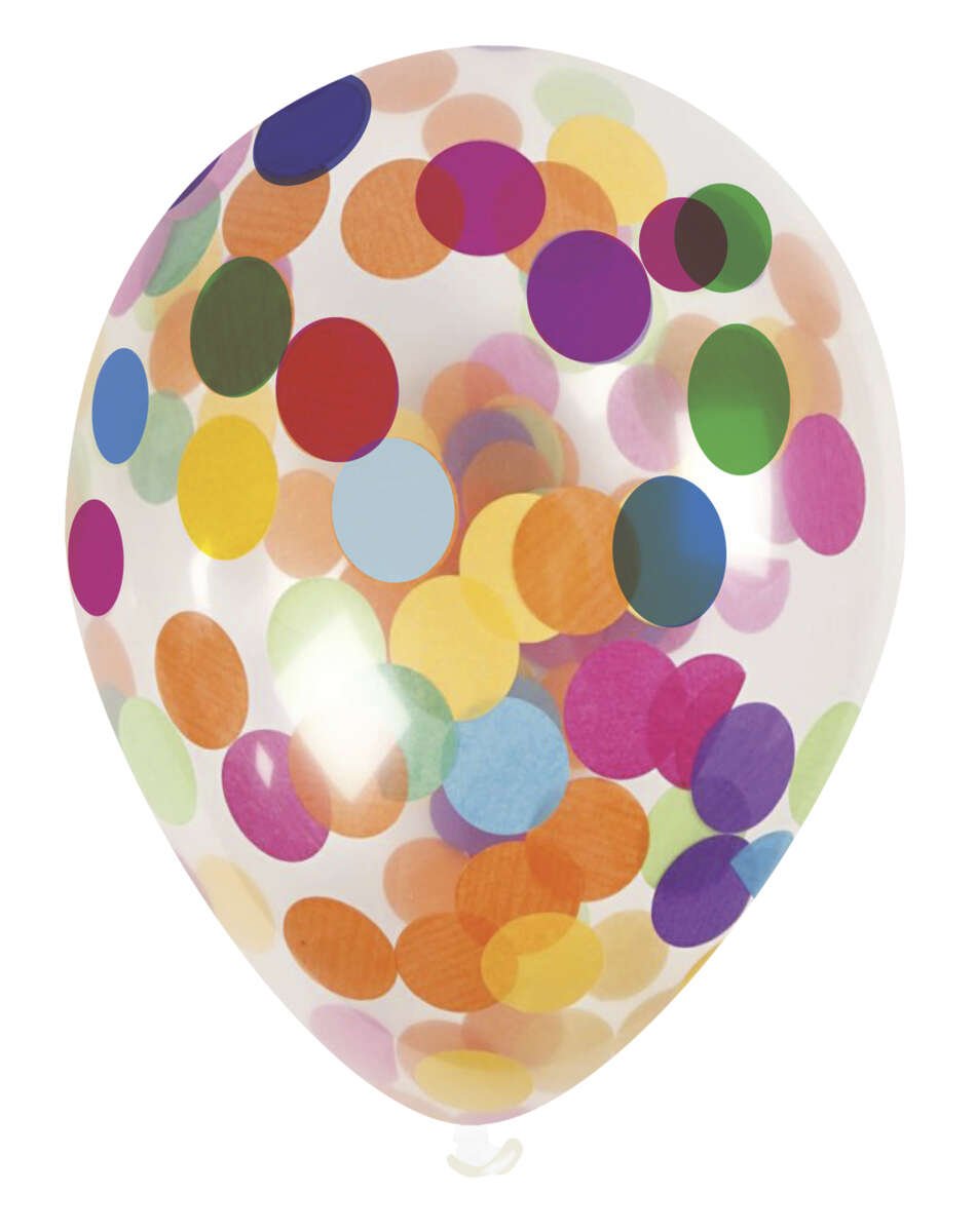 Ballonger Konfetti 3pk