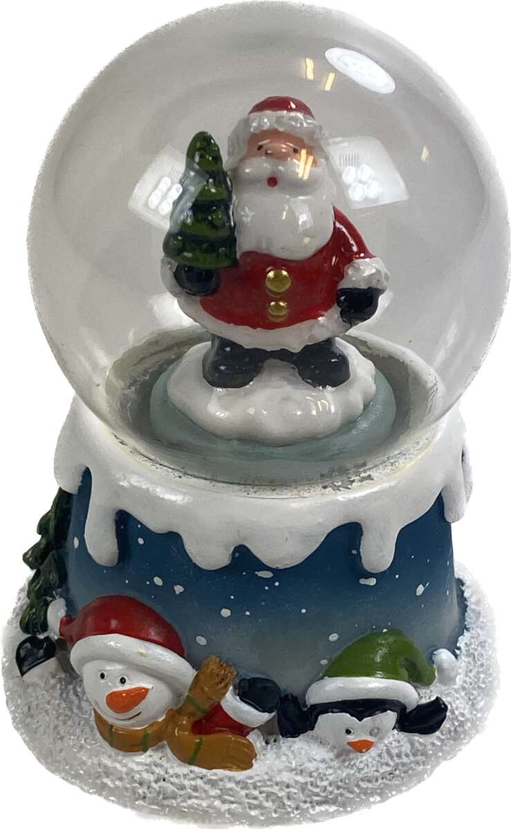 Snøglobe med nisse