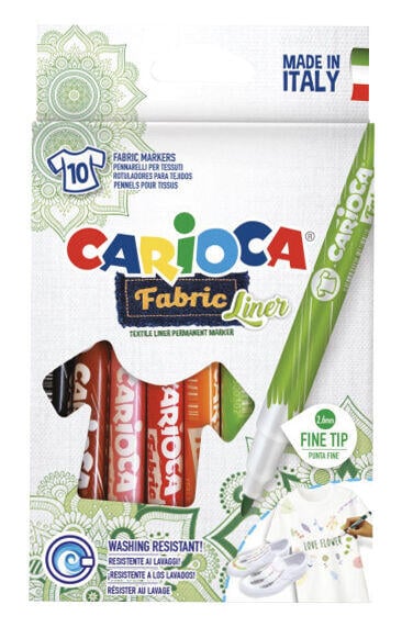 Carioca tekstiltusjer 10pk