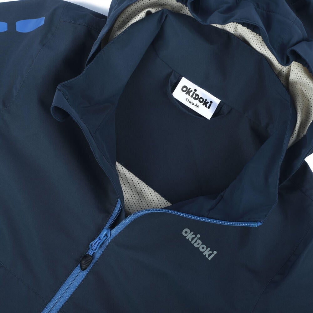 Okidoki Flygeren 2-lags skalljakke barn