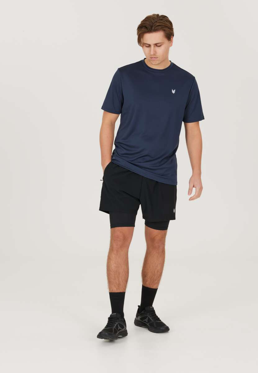 Northpeak Martin 2-i-1 treningsshorts herre