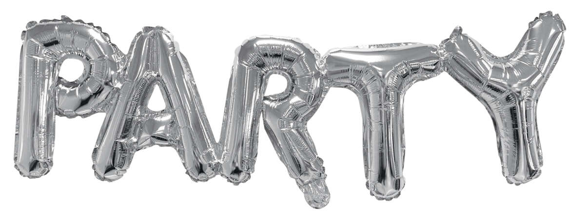Folieballong Party banner L: 94 cm