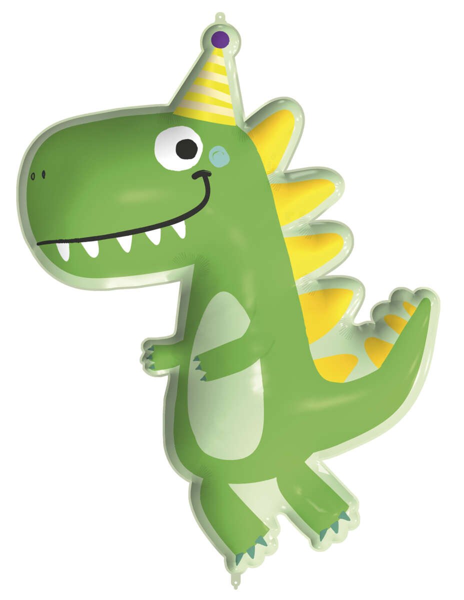 Folieballong Dinosaur H: 96 cm