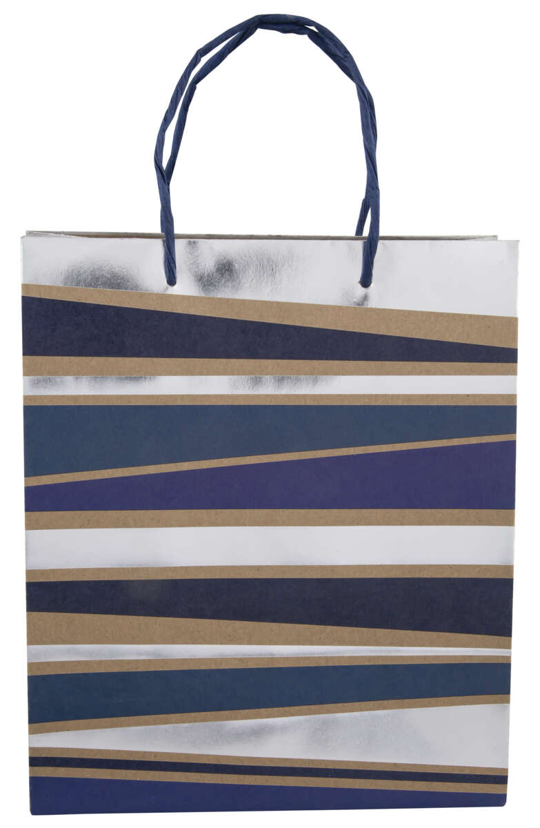 Gavepose medium Blå/sirkler