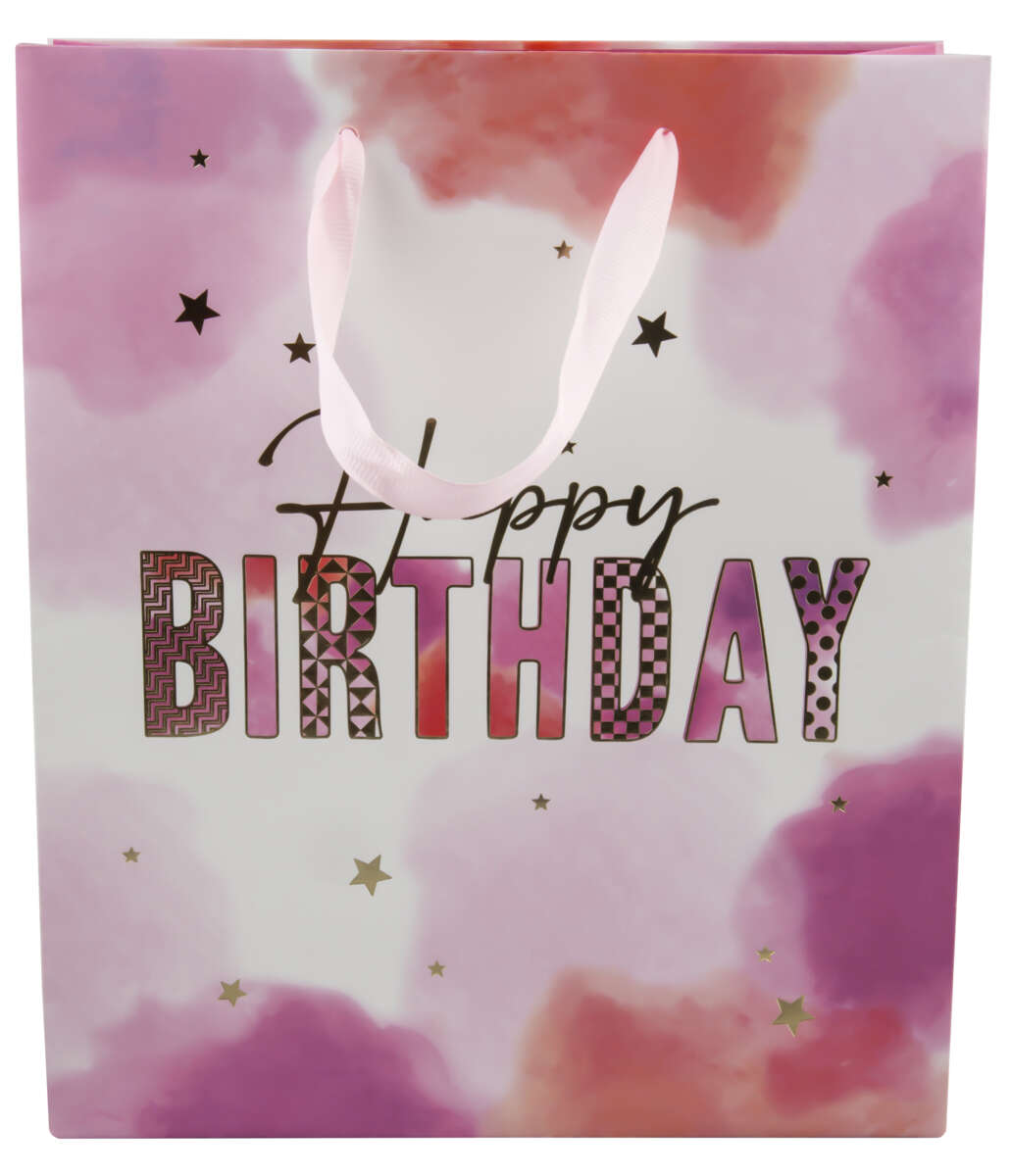 Gavepose medium Happy birthday