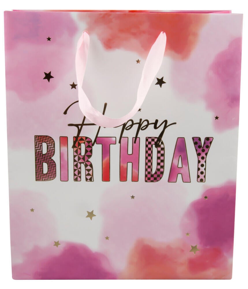 Gavepose medium Happy birthday