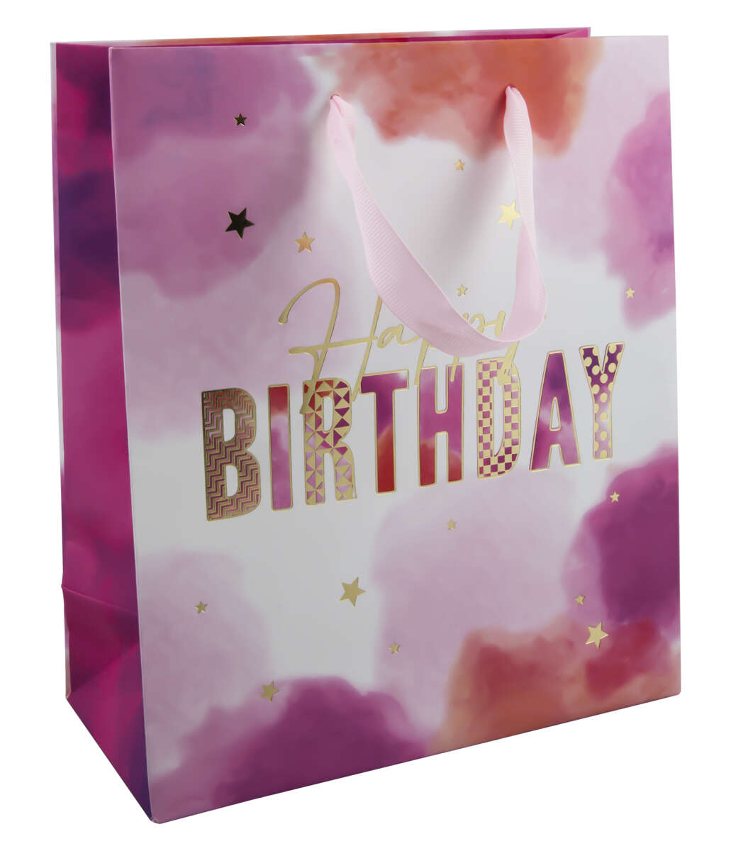 Gavepose medium Happy birthday