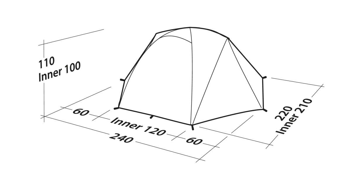 Robens Boulder 2 kuppeltelt 2023