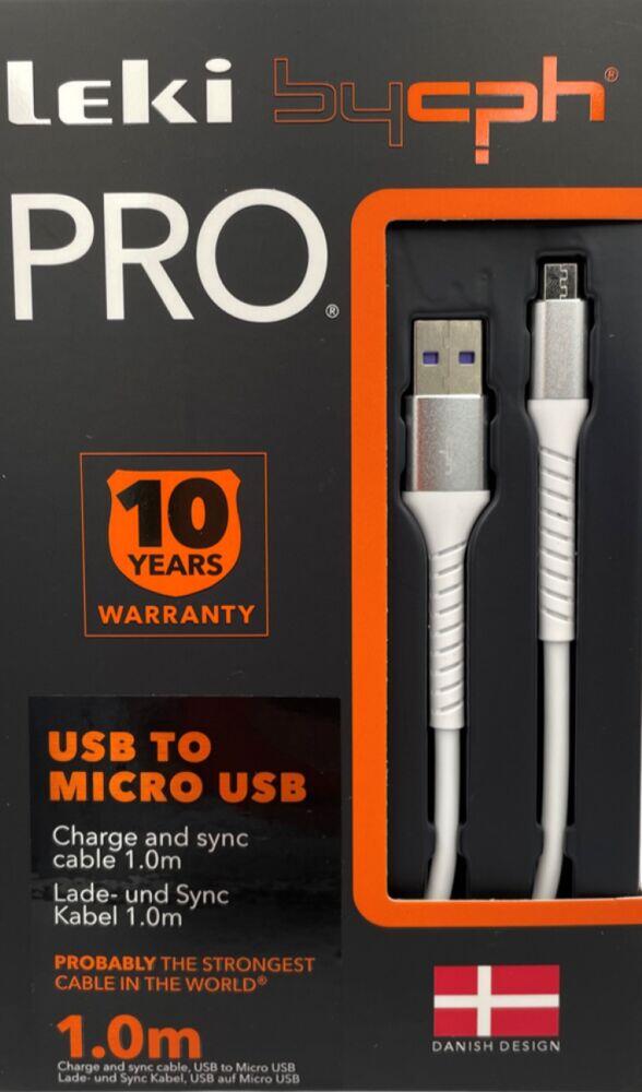 USB til mikro-USB ladekabel