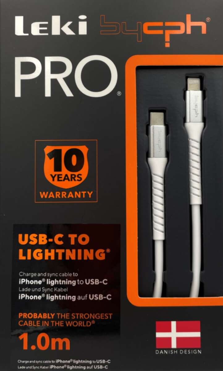 USB-C til lightning ladekabel