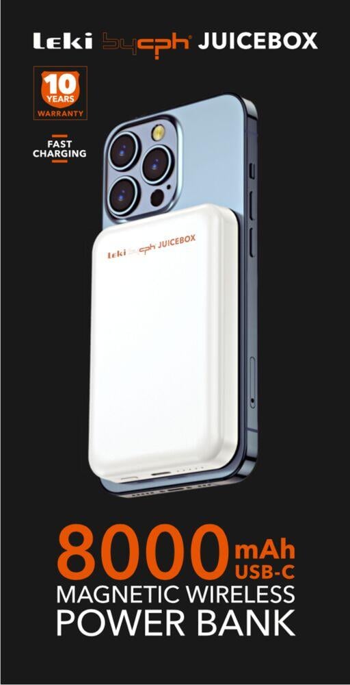 Magnetisk Powerbank 8000 mAh