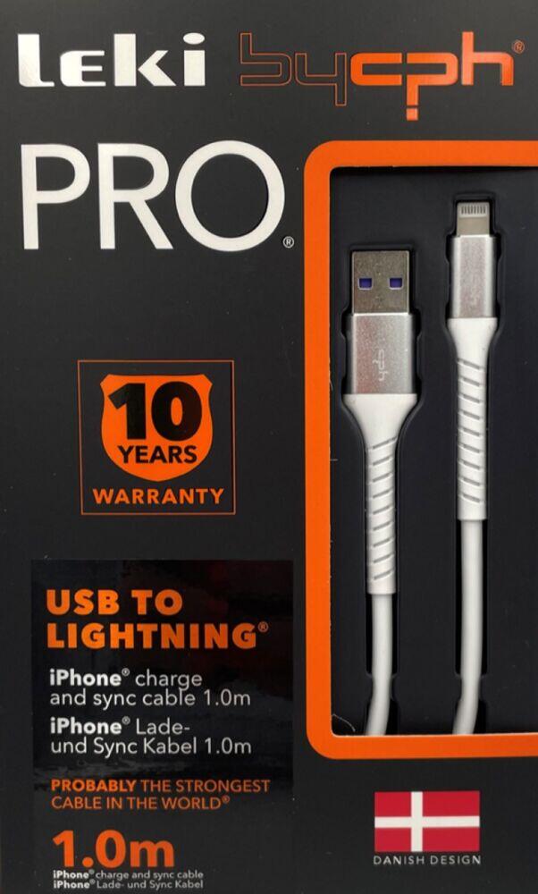 USB til lightning ladekabel