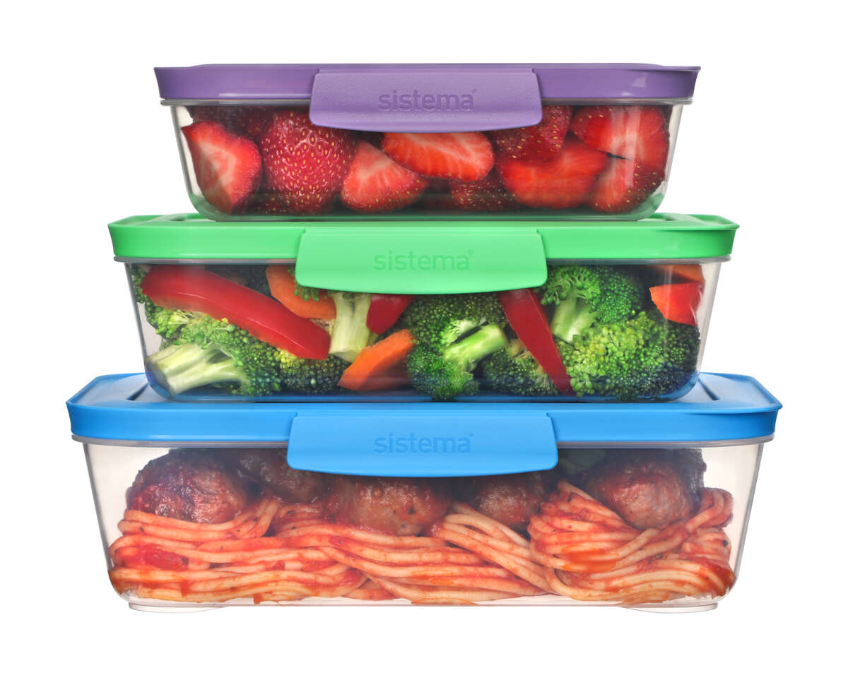 Sistema Nest It matoppbevaringsbokser 3 pk