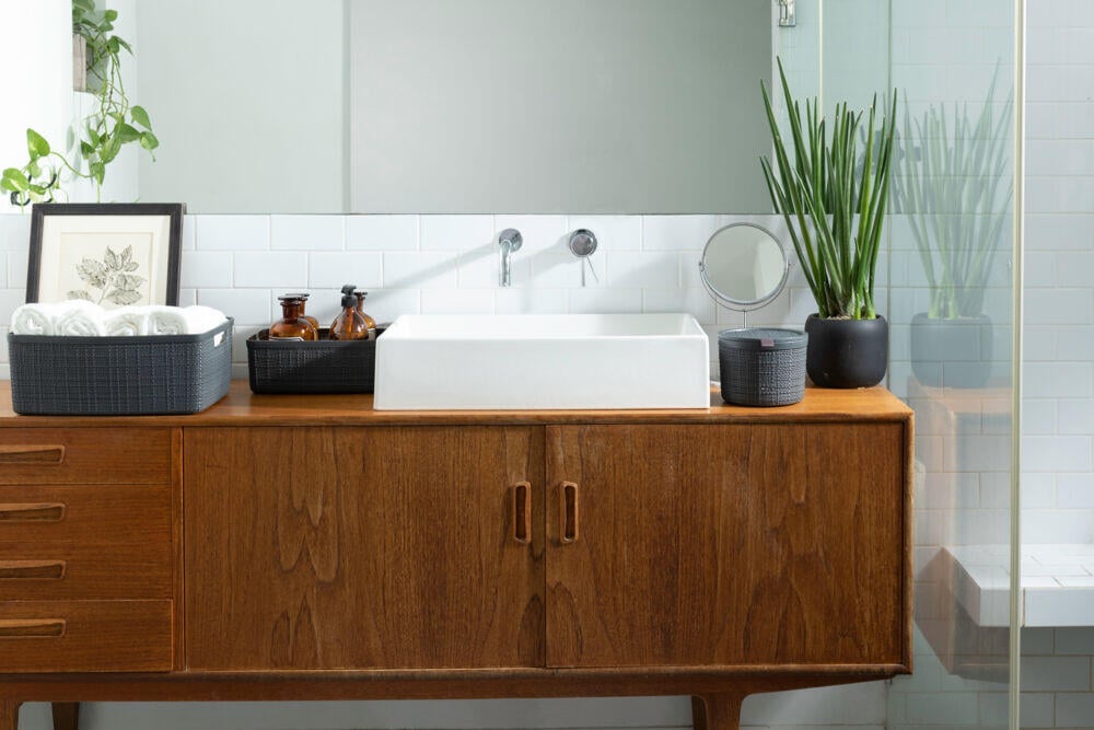 Curver Jute oppbevaringskurv