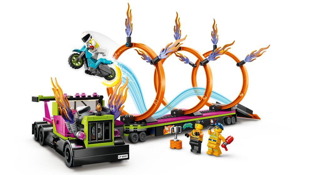 LEGO® City Stuntbil og ildring-utfordring 60357