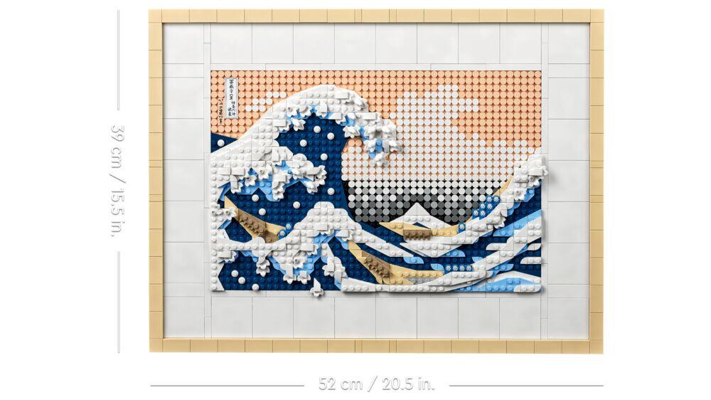 LEGO® Art Hokusai – Den store bølgen ved Kanagawa 31208