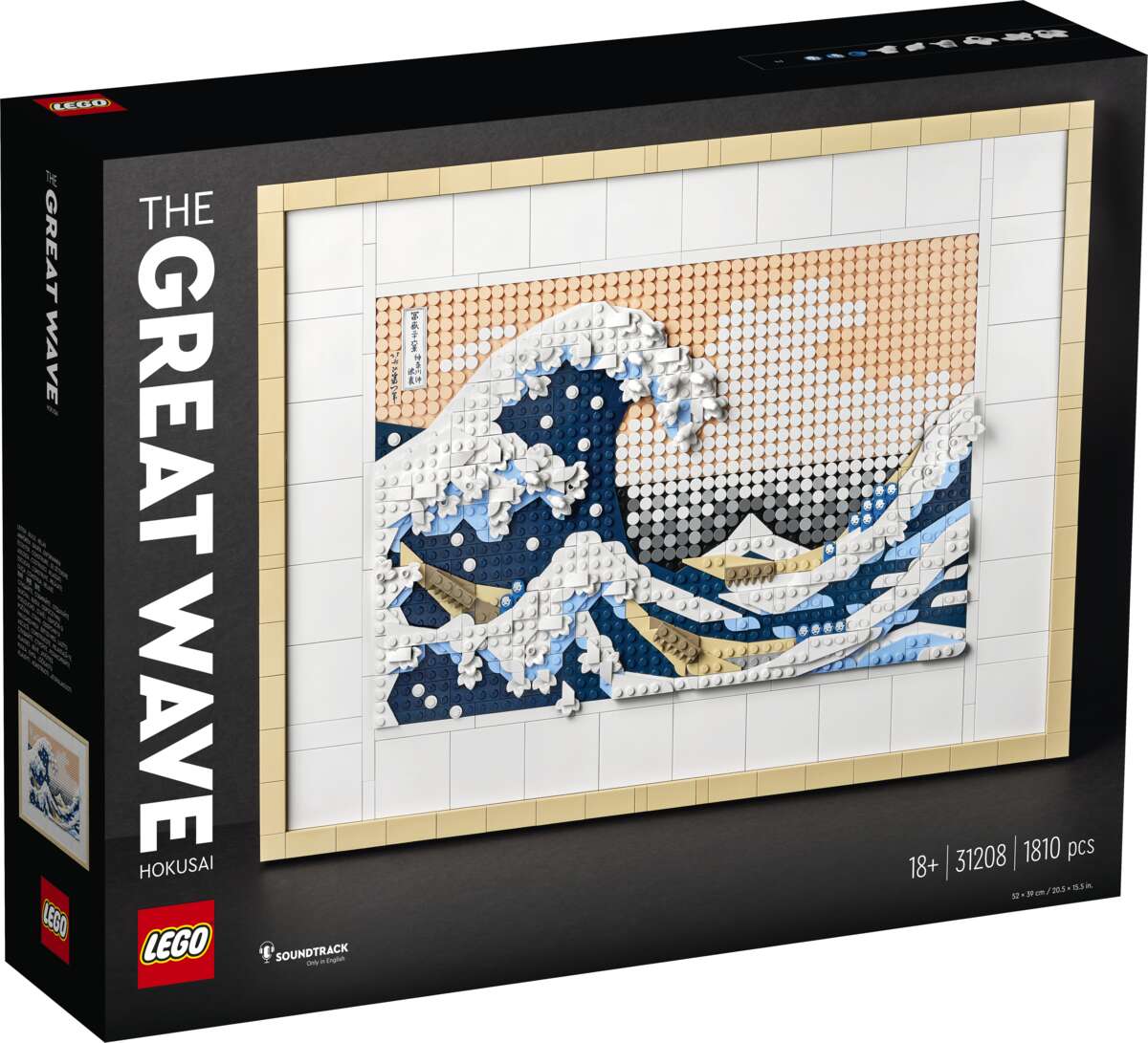 LEGO® Art Hokusai – Den store bølgen ved Kanagawa 31208