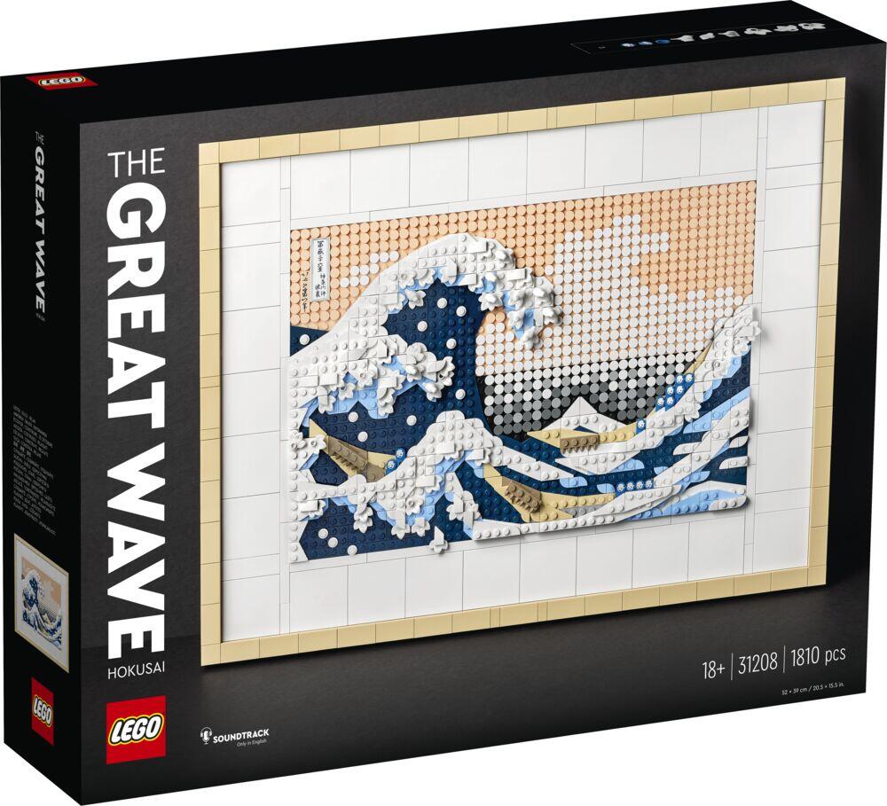 LEGO® Art Hokusai – Den store bølgen ved Kanagawa 31208