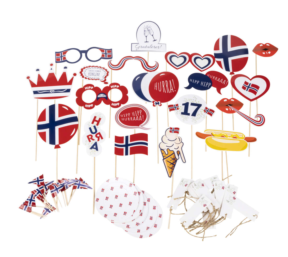 17. mai samleeske med pynt