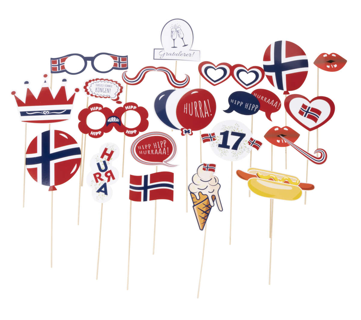 17. mai samleeske med pynt