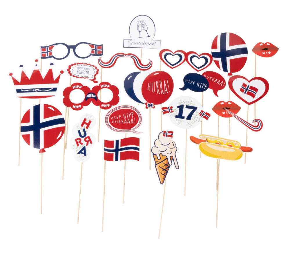 17. mai samleeske med pynt