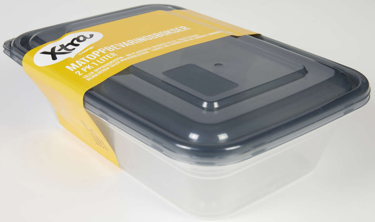 XTRA Matoppbevaringsbokser 2pk
