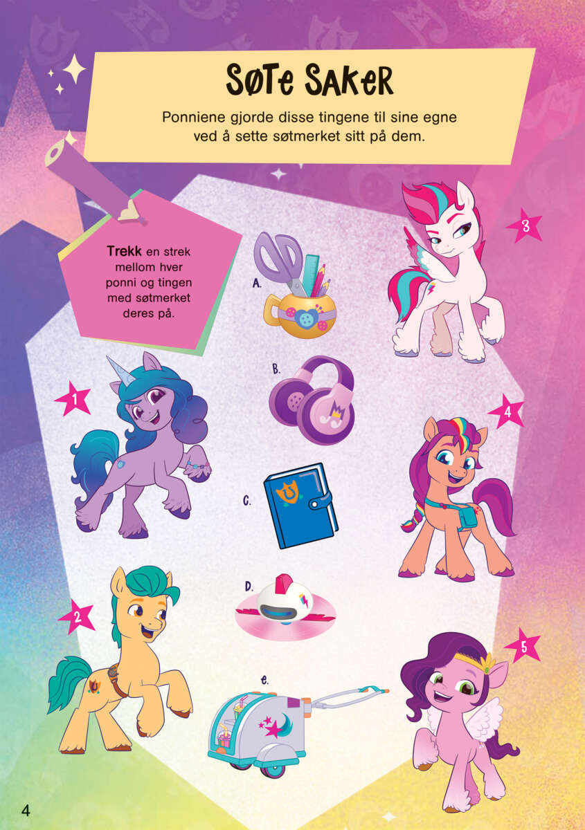 My Little Pony aktivitetsbok